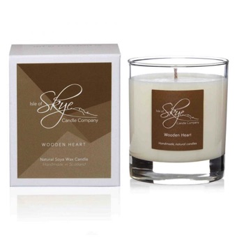 Isle of Skye Candle Company Wooden Heart candle
