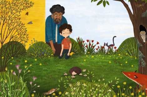 Finn's Garden Friends illustration