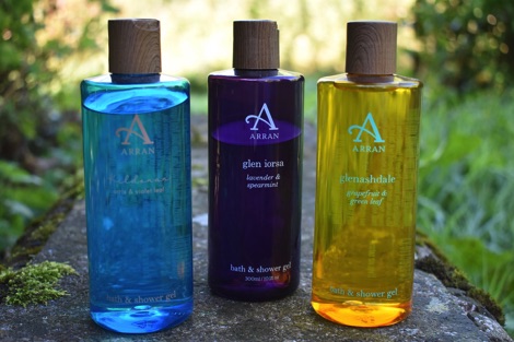 Arran Sense of Scotland bath and shower gels